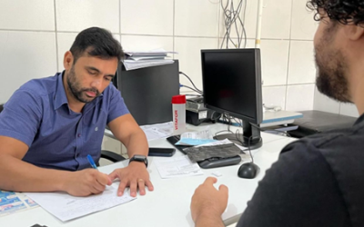 ATENDIMENTO COM  O PSIQUIATRA DR.LENICIO ANDRADE E A PSICOLOGA SABRINA CARVALHO NA UBS DO SOCORRO