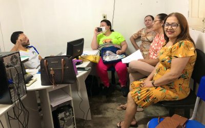 Membros do Conselho Deliberativo do FUNPRESANTA realizam reunião no mês de fevereiro de 2024.